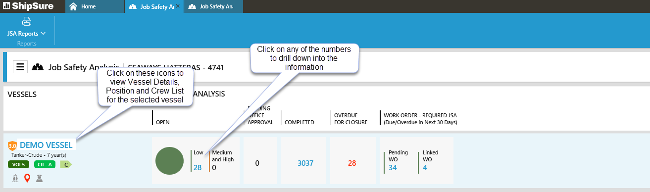 Job Safety Analysis Landing Page